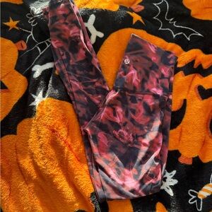 Lululemon Align High-Rise Pant 28” Intensity Pink Blossom Multi – Size 4